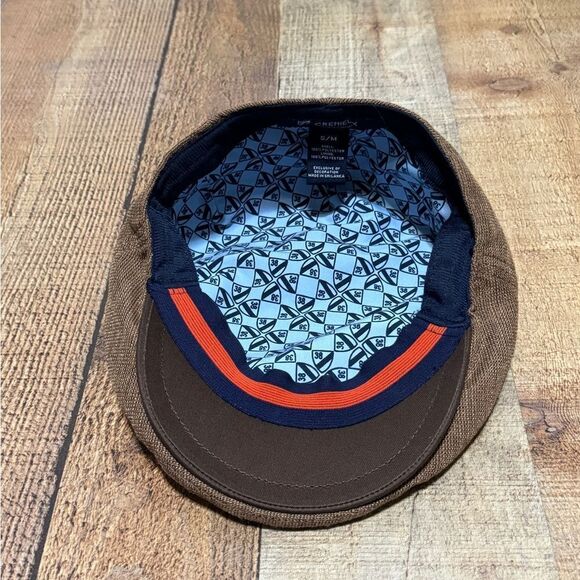 Cremieux Collection Brown Cabbie Flat Cap Hat Size S/M - Picture 4 of 8